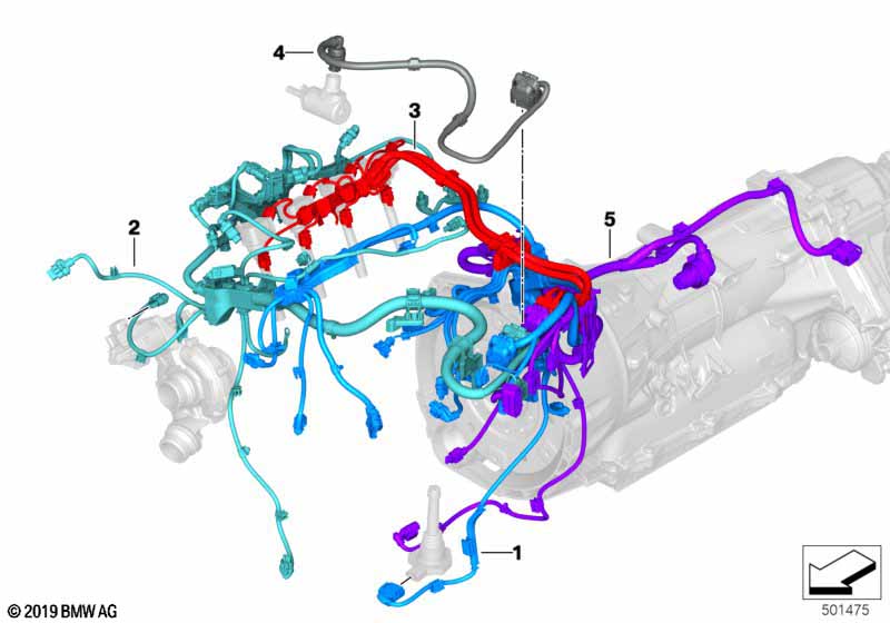 жгут проводов двигателя