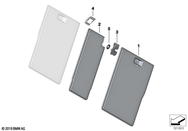 Накладки спинки заднего сиденья