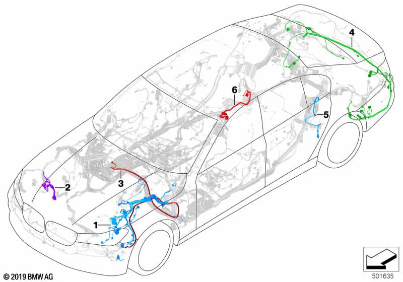 Объемы рем.работ основной жгут проводов