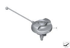 Крышка топливозапр.горловины,мет.,доосн.