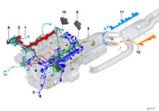 жгут проводов двигателя