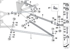 Балка заднего моста/подвеска колеса