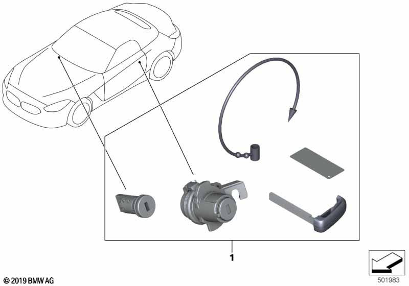 Одновременное запирание / ключ