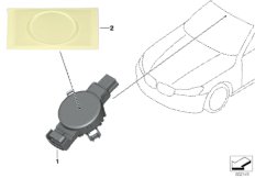 Датч.интенс.дождя/осв./солн.св.и запот.