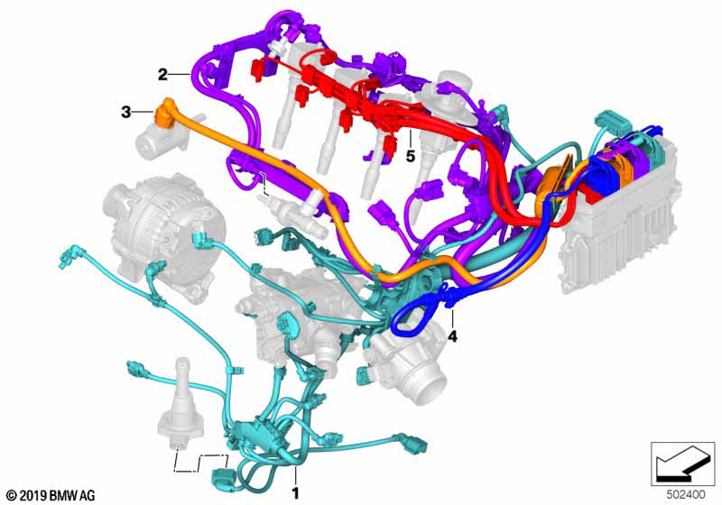 жгут проводов двигателя