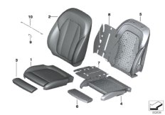 Сиденье Пд, набивка и обивка сид.пов.ком