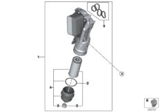 Масляный фильтр смаз.сист.,теплообменник