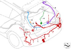 Рем.кабель основн.жгут проводов - сзади