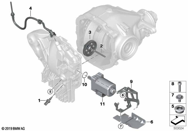 Редуктор заднего моста / вспом.оборуд.