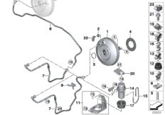 Вакуумный насос усилителя тормозов