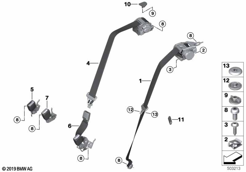 Ремень безопасности Зд