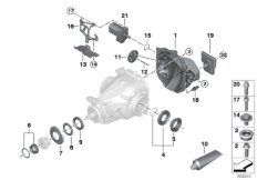 Детали редуктора заднего моста - 215LWS