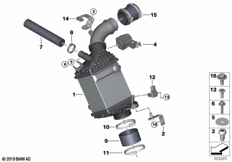 Охладитель наддувочного воздуха