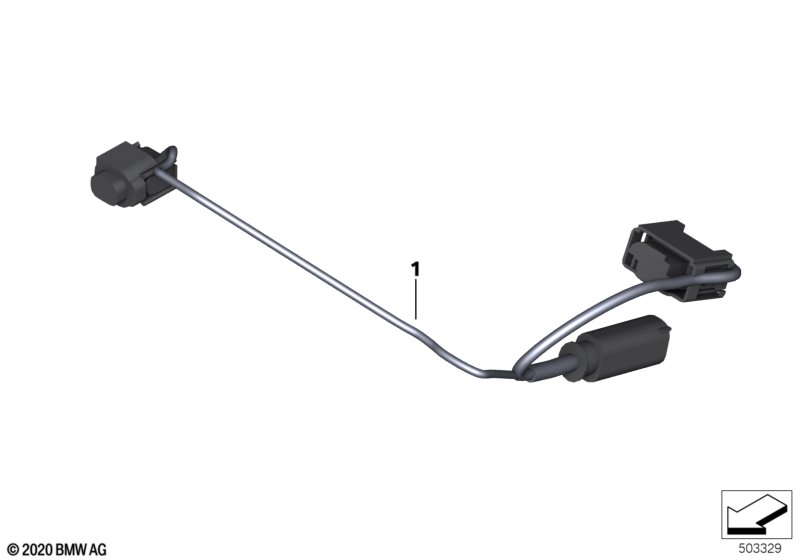 Жгут пров.светодиод.доп.фара даль.света