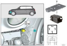 Реле электровентилятора двигателя K5