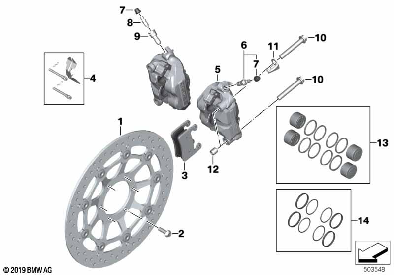 K-серия колодки передние