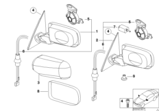 наружное зеркало заднего вида