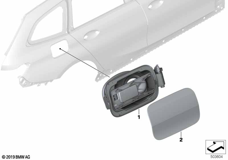 Заслонка заливного отверстия