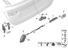 Система замков багажной двери