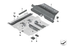 Перегородка баг.отделение/детали днища
