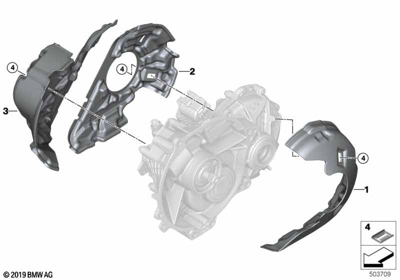 Коробка передач E, доп.элементы