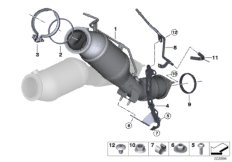 Катализатор рядом с двигателем