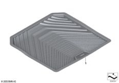 Фасонный коврик для багажника