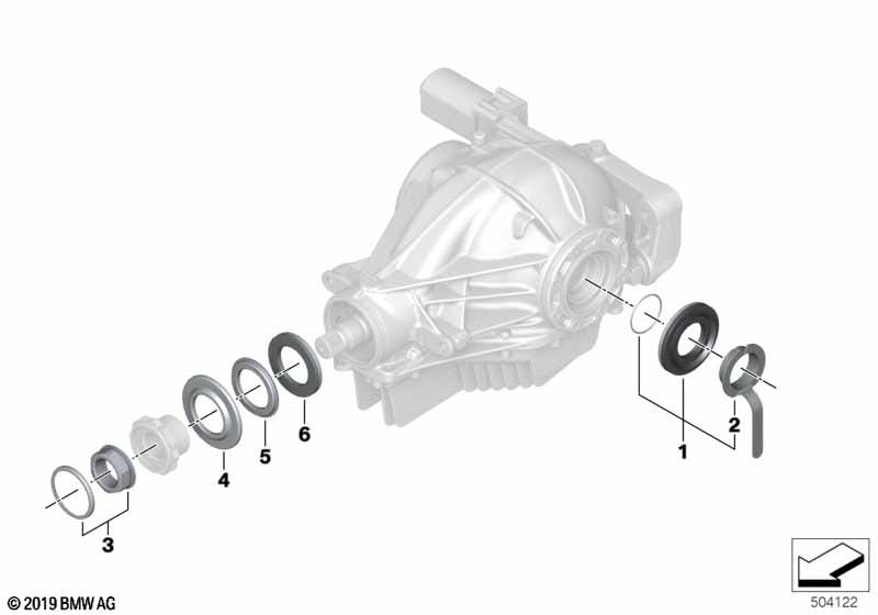 детали редуктора заднего моста
