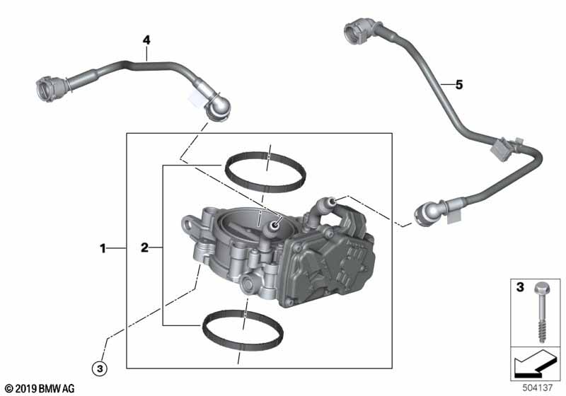Корпус дроссельной заслонки