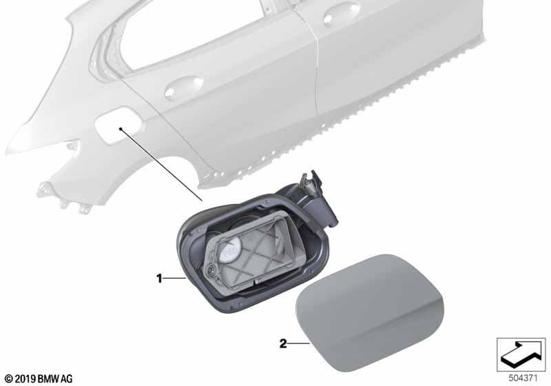 Заслонка заливного отверстия