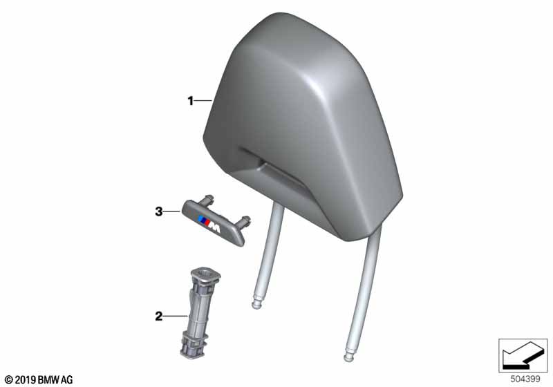 Сиденье Пд подголовник спорт.сиденья M