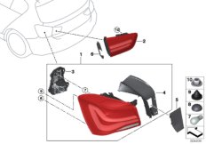 Блок задних фонарей