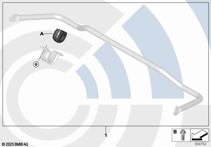Ремкомплект заднего стабилизатора