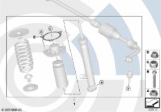 Установ.комплект амортизацион.стойки Зд