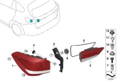 Блок задних фонарей