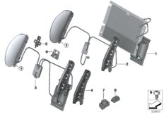 Переднее сиденье, функции комфорта