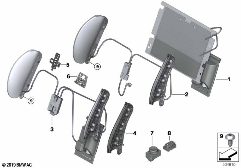 Переднее сиденье, функции комфорта
