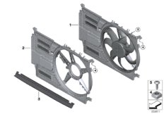 Кожух вентилятора-дополнительн.элементы