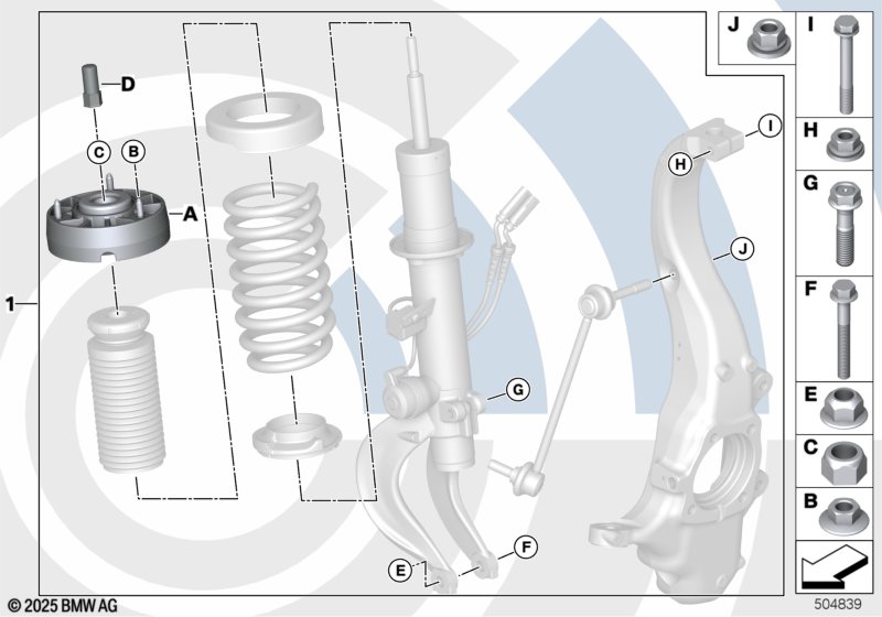 Ремкомплект опорного подшипника