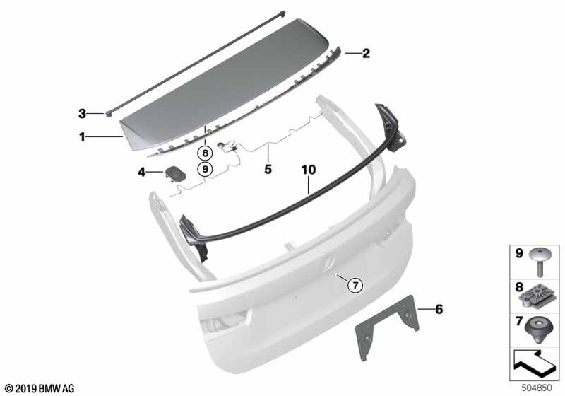 Дополнительные элементы багажной двери