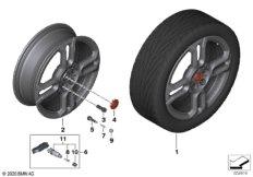MINI л/с диск JCW GP Spoke 565 - 18" SZ