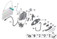 Система замков передней двери