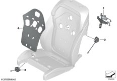 Сиденье Пд, э/оборудование и приводы