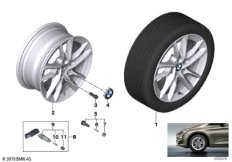 BMW л/с диск, сдвоенн.сп. 474 - 16" SZ