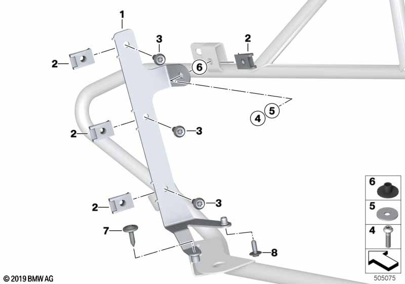 Кронштейн огнетушителя