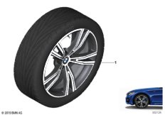 BMW л/с диск сдвоенные спицы 793i - 19"