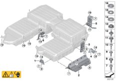Высоковольтная батарея корпус держатель