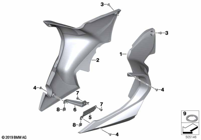 спойлер двигателя