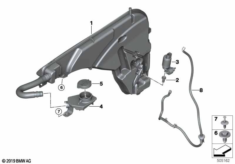 G06 бачок стеклоомывателя