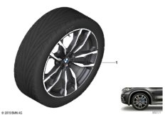 BMW л/с диск M, сдвоенн.спицы 787M - 20"